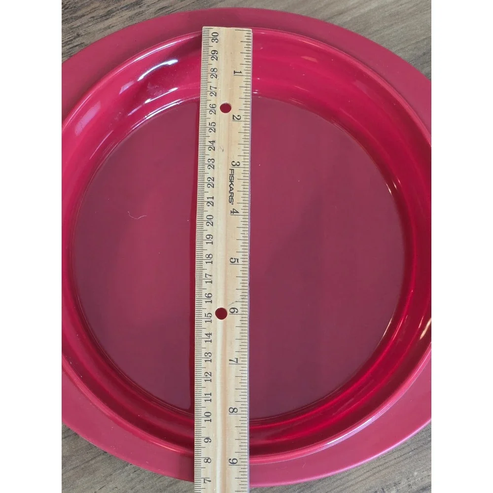 Wolfgang Puck Red Collapsible Silicone Bakeware Set Loaf Pan Round Cake Pan